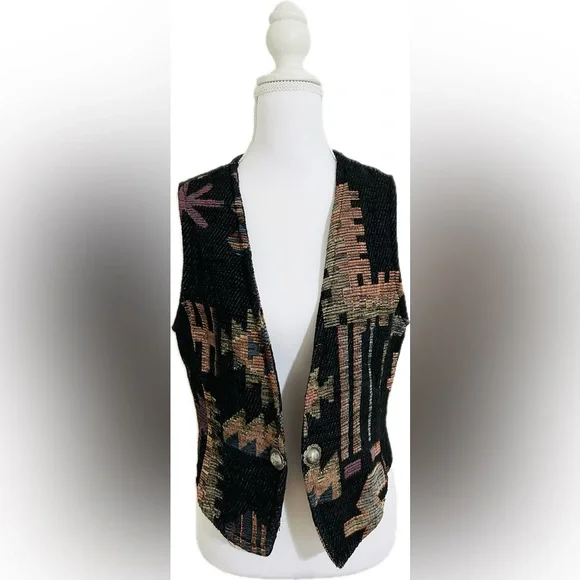 Vintage Rough Rider Circle T Western Vest Size Small - Picture 9 of 11